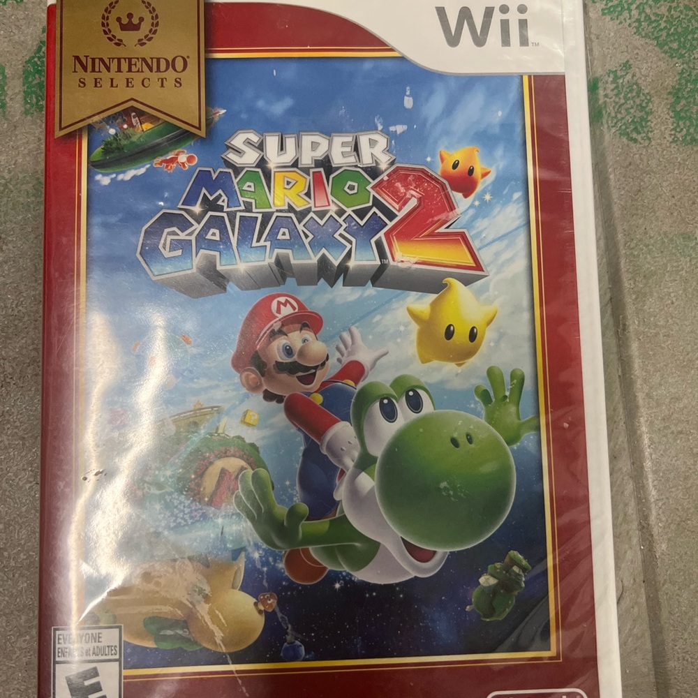 Nintendo Wii Super Mario Galaxy 2 - Red and White